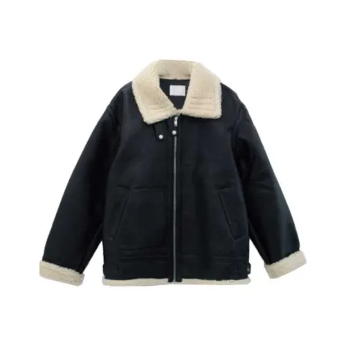 LOWEAR Мальчик Форма High Neck Mustang Куртка Куртки Пальто Женские