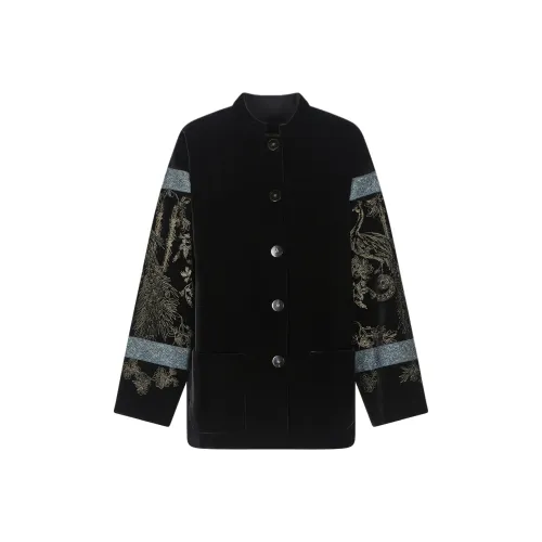 GIORGIO ARMANI Черное Женское Пальто