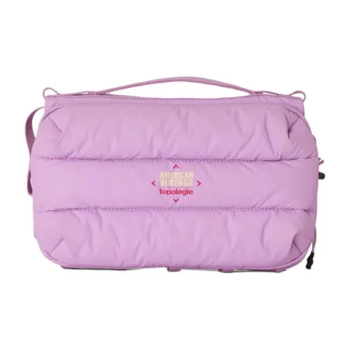 Topologie Color Block Design Kettle Сумка для хранения Сумка через плечо Сумка Большая Унисекс Фиолетовая
