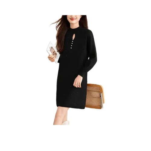 HAPG Длинное платье с длинными рукавами женское