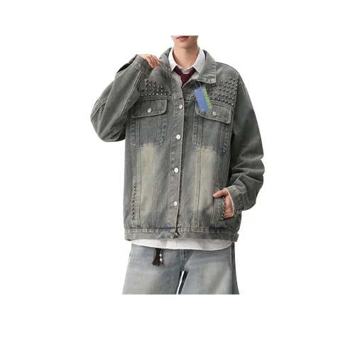 EDRPIUS Синий Унисекс Джинсовые куртки