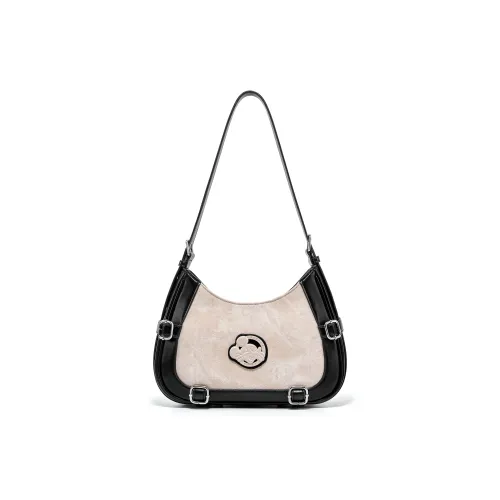 Disney Mickey Полиэстер Сумка через плечо Женская Белая и Черная