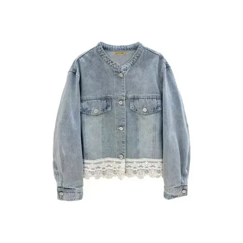 Yvetteclassic Denim Jacket Women's Blue Yvetteclassic Деним Куртка Женская Синяя