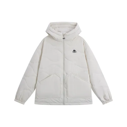 KAPPA PLAYER Хлопковый пуховик унисекс цвет берёза белый