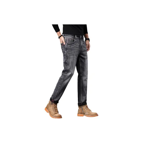 ZENGZHI Джинсы Облегающий крой Прямой крой Унисекс