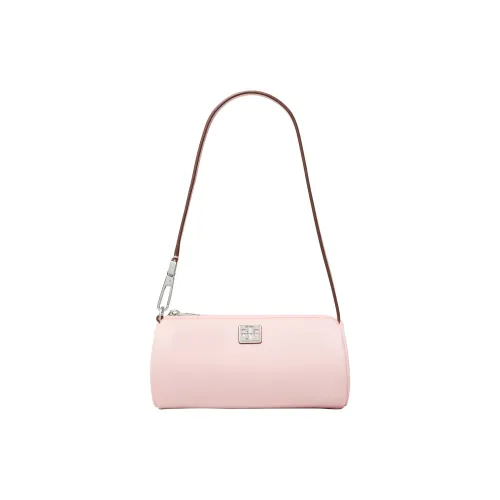 TORY BURCH VIRGINIA Цилиндрическая тканевая сумка сумка через плечо женская розовая