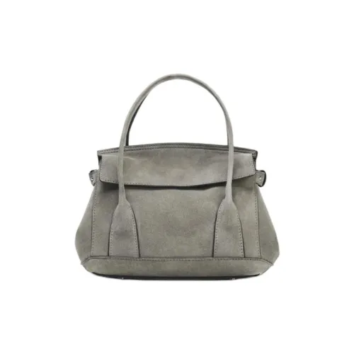 ZARA Sheepskin Bag Mini Women's Gray ZARA Овчина Сумка Мини Женская Серый