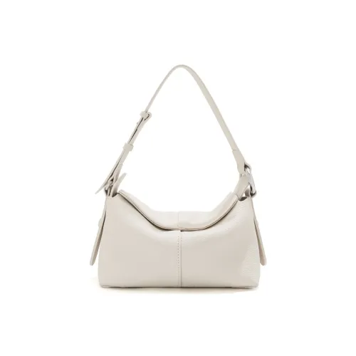 MYTANNER Сумка через плечо из коровьей кожи стандартная женская молочный коктейль белый черный