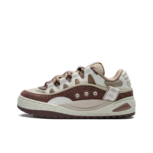 Серия KAPPA Спина к Спине Устойчивые к Износу Низкие Кроссовки для Скейтбординга Унисекс Лаванда Коричневый Серый Хаки Сырный Белый