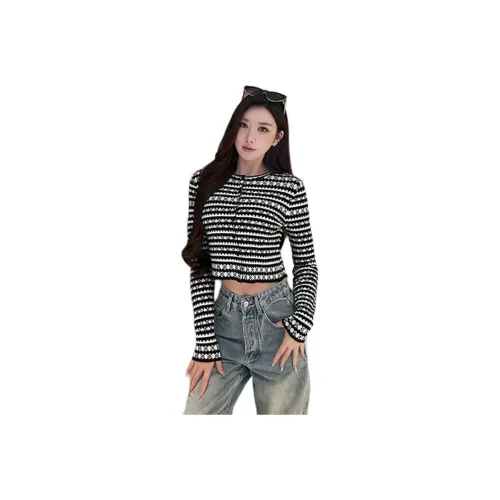 REMOULD Полосатый топ женский трикотаж