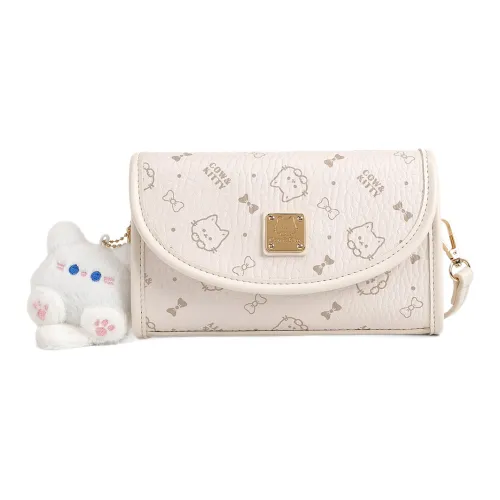 DIFFERENT FACES ПУ (полиуретан) Сумка через плечо Женская Экрю