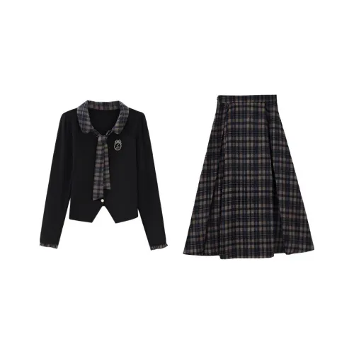 DANCANG Комплект с юбкой двухкомпонентный набор для женщин