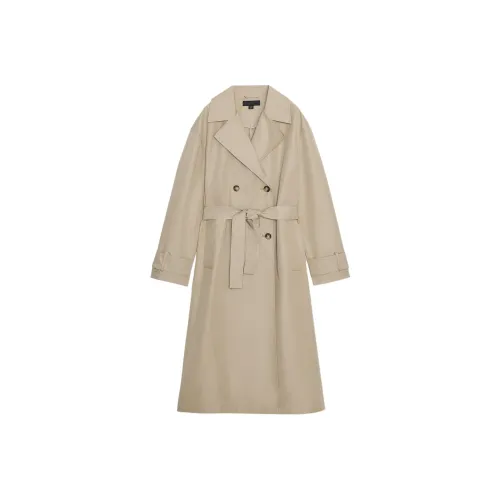 ZARA Коричневый Женский Тренч