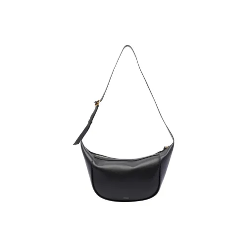 Wandler Телячья кожа Портативный Crossbody Сумка через плечо Обычная Унисекс Черная