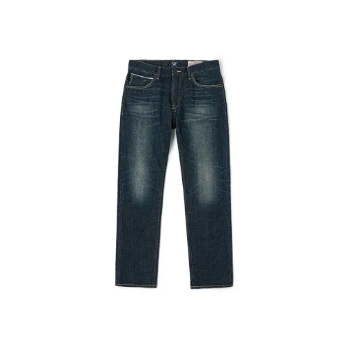 Lee Темно-синий Мужской Джинсы