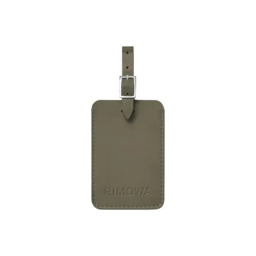 RIMOWA Напп Кожа Лого Luggage Tag Кактус Цвет