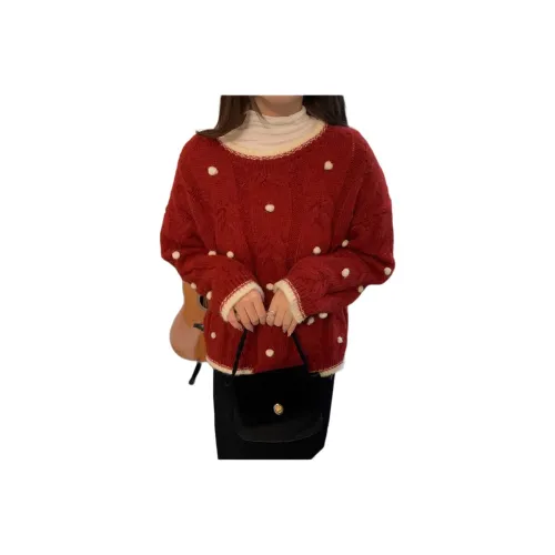 H YXIANG Красный Женский Трикотаж