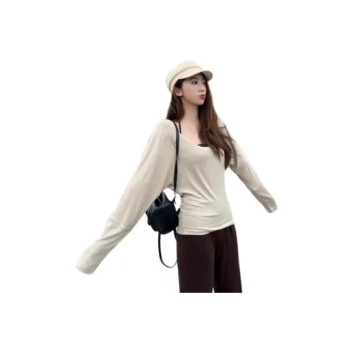 HKPXR Хаки Женские T-рубашки