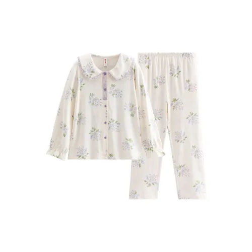 FENTENG FJ26930585 Бежевый Женские Пижамные Комплекты