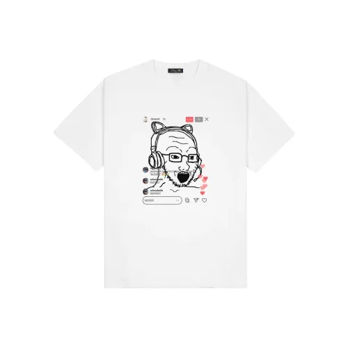 Dime Белый Унисекс T-рубашки