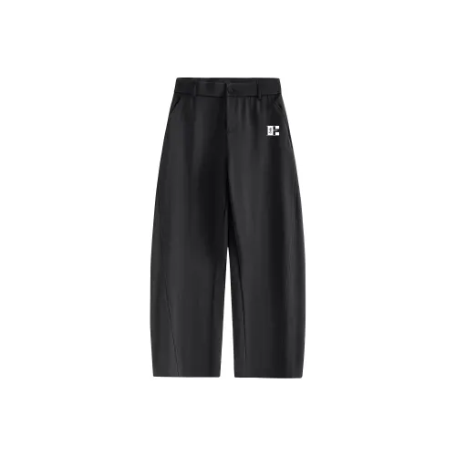 ERDU Черные Унисекс Повседневные Штаны