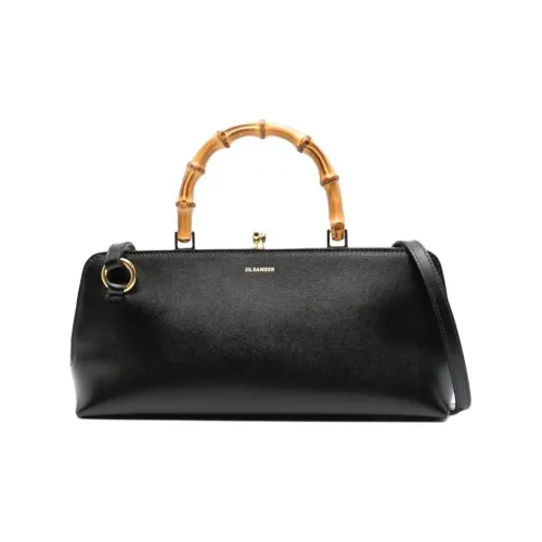 JIL SANDER Goji Телячья кожа Сумка Женская Черная