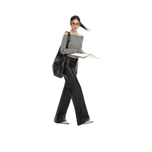 ZXBY Женские кожаные штаны