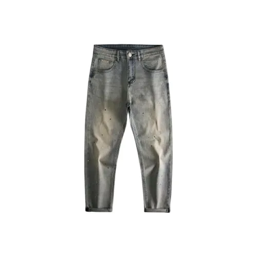 HLPT Светло-синие унисекс джинсы