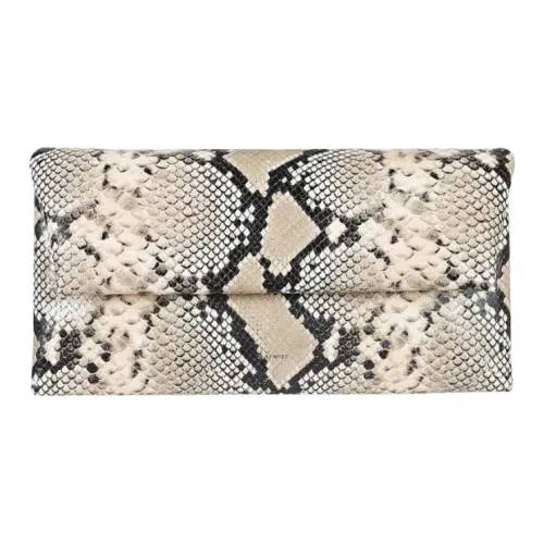 JIL SANDER Телячья кожа Клатч Женские Фундуковый Mill