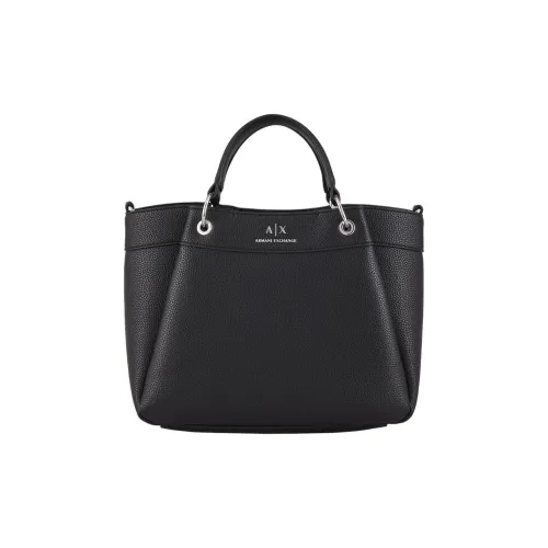 ARMANI EXCHANGEAE ПУ (полиуретан) Сумка-тоут Сумка для покупок Женская сумка Черный