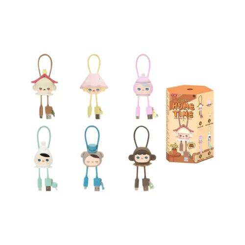 POP MART Pucky Elf Home Collection Слепые коробки Один Mystery Коробка Целая коробка 6 шт