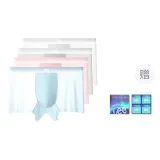 Ледяной Прозрачный Синий + Вишневый Цветок Розовый + Серый + Лунный Белый