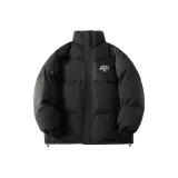 Чёрный (ветрозащитный, отложной воротник)