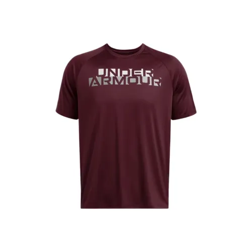Under Armour Tech Мужская Короткая Рукавная Футболка Мужская