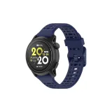 [Темно-синий] Официальный Монохромный Кремниевый Ремешок