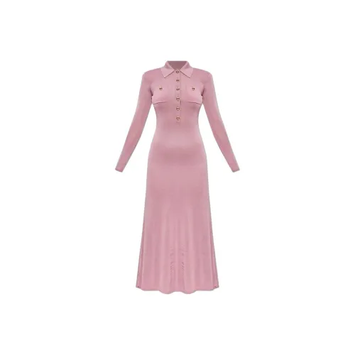 Self Портрет Длинное Платье с Длинными Рукавами Женское