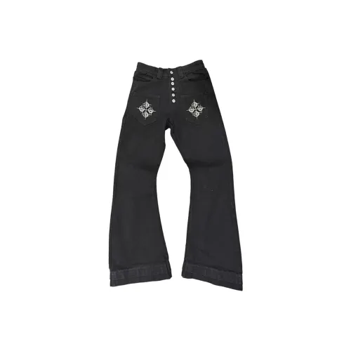 A02 Черный Унисекс Джинсы