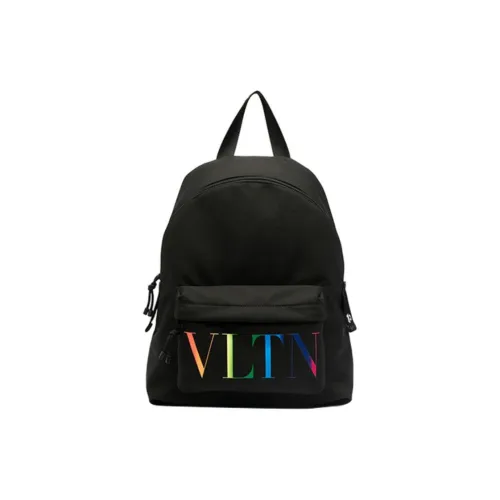 Valentino Nylon Backpack Men's Black