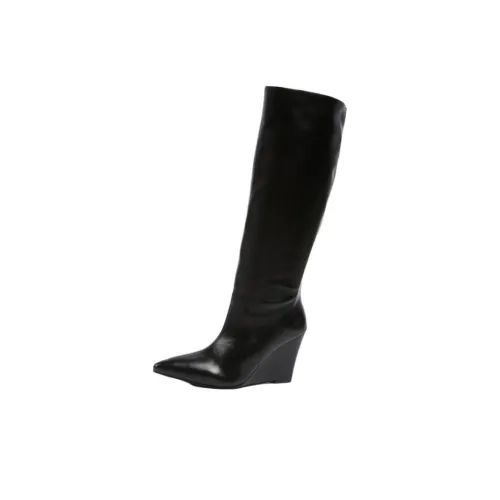 Wuji Колено Высокие сапоги Черные Женские