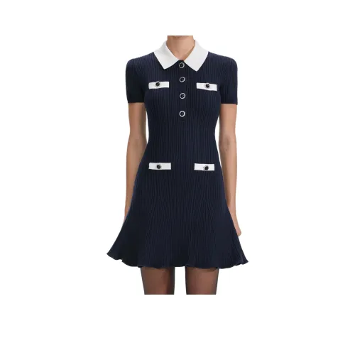 Self Портрет Короткий рукав Платье Женское