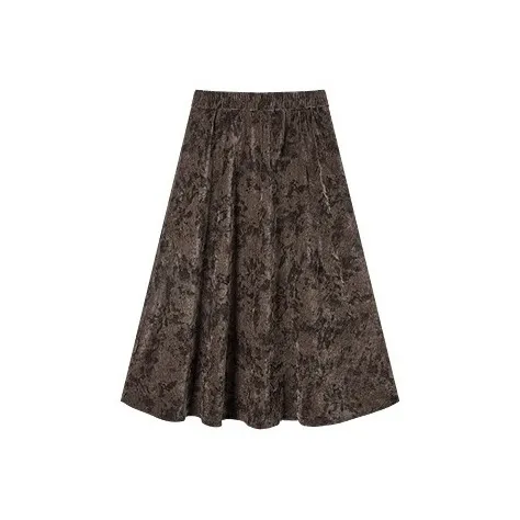 HDFULERN Повседневный Длинный Юбка Женские