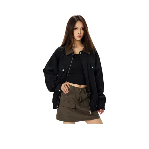 Wen Shan кожаная куртка женская