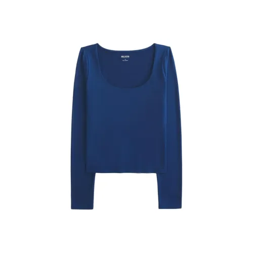 Hollister Blue Женские T-рубашки