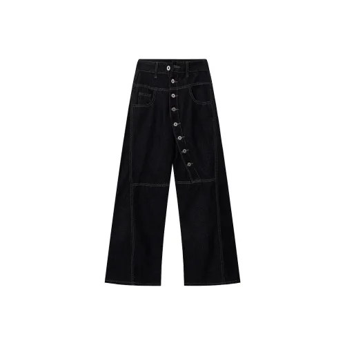 HLPT Черные Унисекс Джинсы