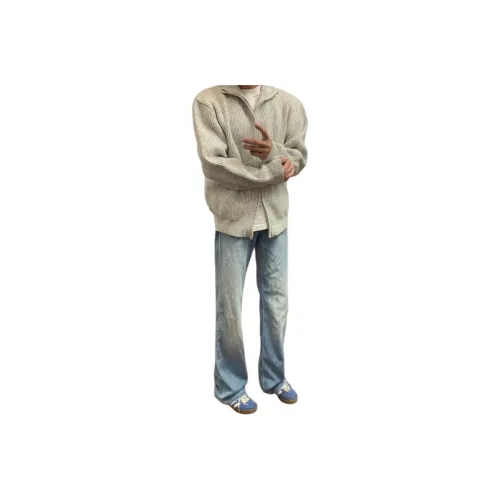 BRG Серый Бежевый Унисекс Трикотаж