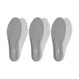 Gray 3 Pack [Спортивный Мягкий Отскок | Устойчивый к запахам Антибактериальный]