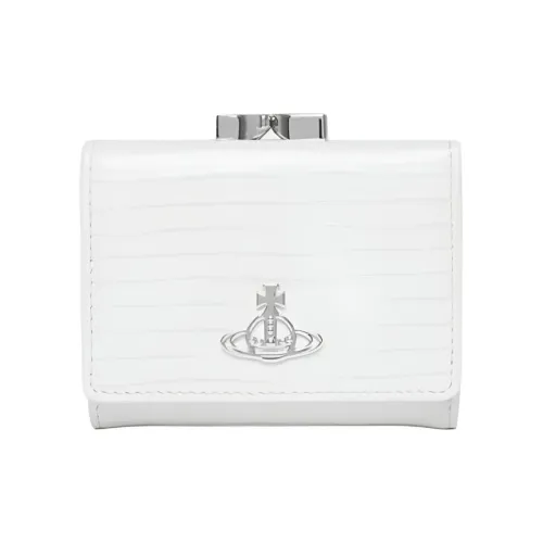 Vivienne Westwood Телячья кожа Кошелек Маленький Женский Белый