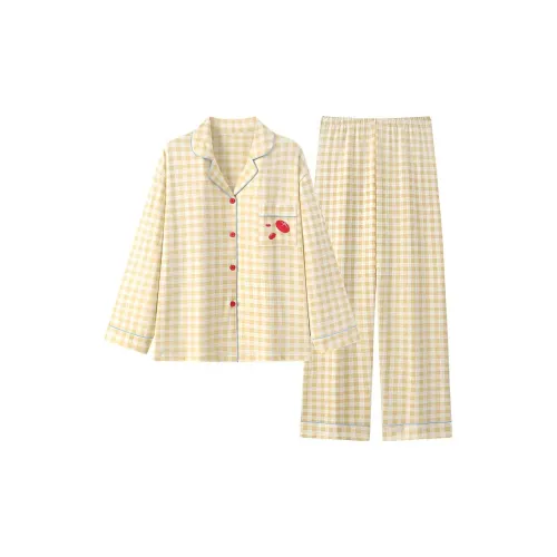 ЮЙЧЖАОЛИНЬ Pajama Комплект Весенний и Осенний Женский
