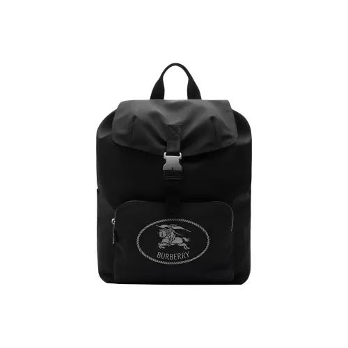Burberry Рюкзак Orkney С Откидным Верхом Текстильная Ручка Регулируемые Наплечные Ремни Откидной Верх С Затягивающимся Шнурком И Застежкой-зажимом