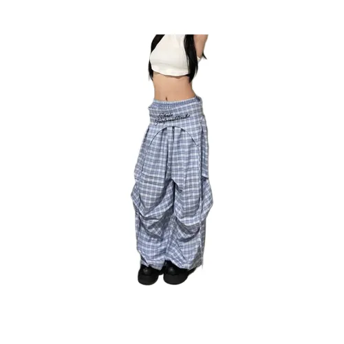 PISYPOX Blue Unisex Casual Pants PISYPOX Синий Унисекс Повседневные Штаны